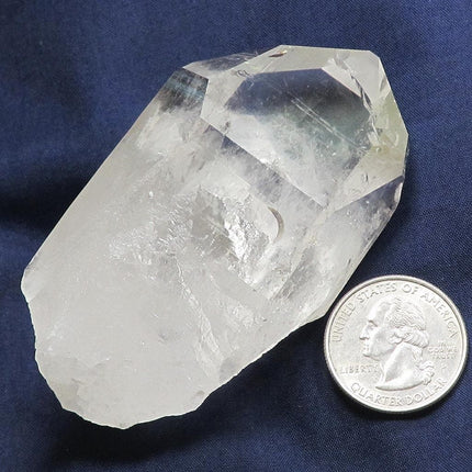 Arkansas Quartz Crystal Grounding Point with Rainbow & Penetrator