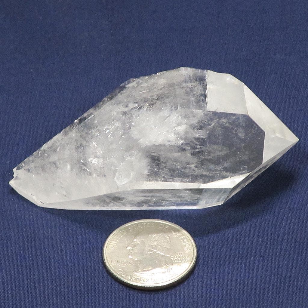 Arkansas Arkimer Quartz Crystal Double Terminated Point w/ Penetrator
