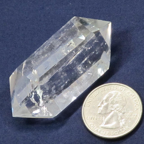 Polished Quartz Crystal Generator Double Terminated Point from Brazil
