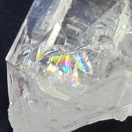 Arkansas Quartz Crystal Point with Rainbow