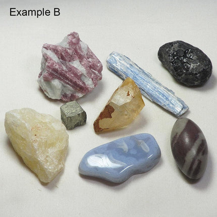 Mystery Boxes of Eight Different Small Stones