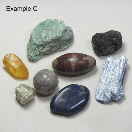 Mystery Boxes of Eight Different Small Stones