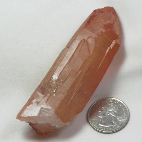 Red Quartz Crystal Point from Morocco