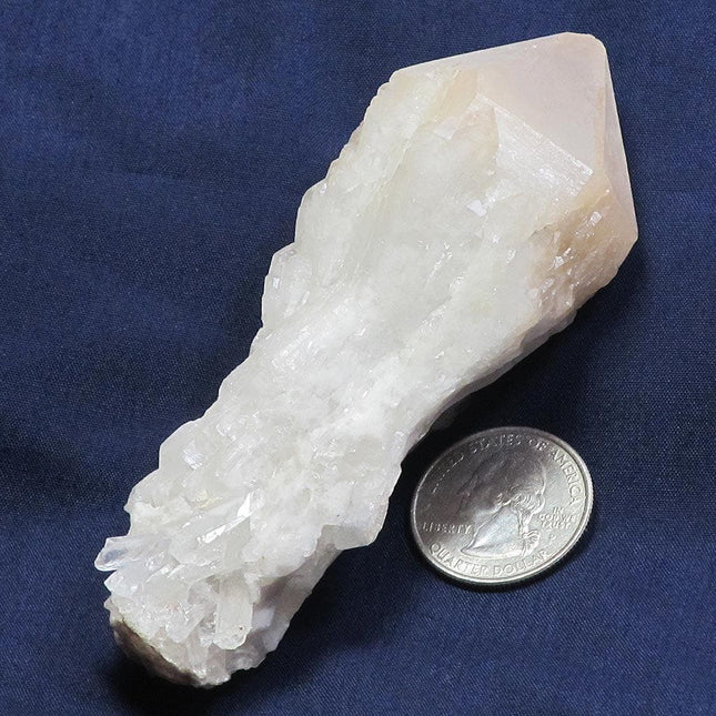 Candle Quartz Crystal Point from Madagascar