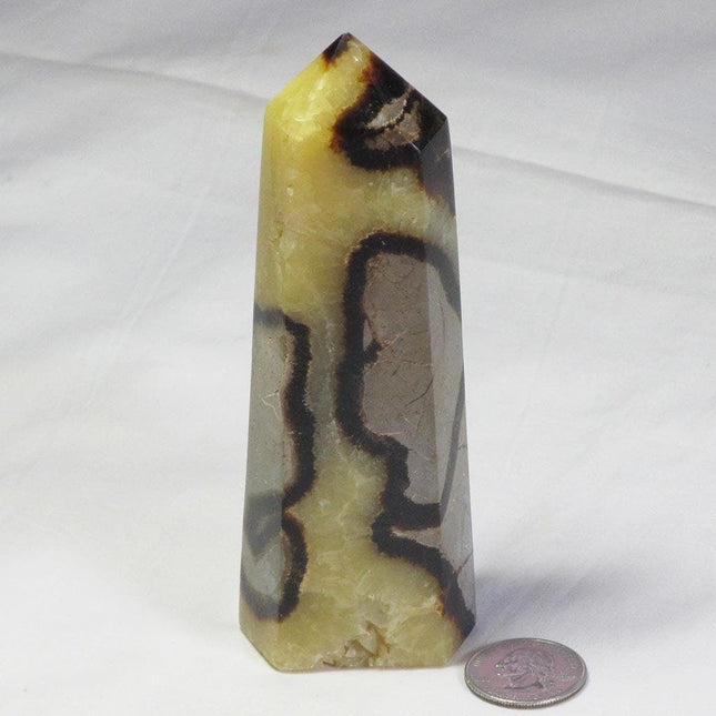 Polished Septarian Nodule Generator Point from Madagascar