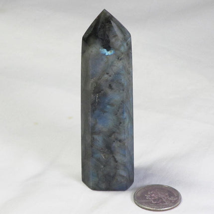 Polished Labradorite Generator Point from Madagascar