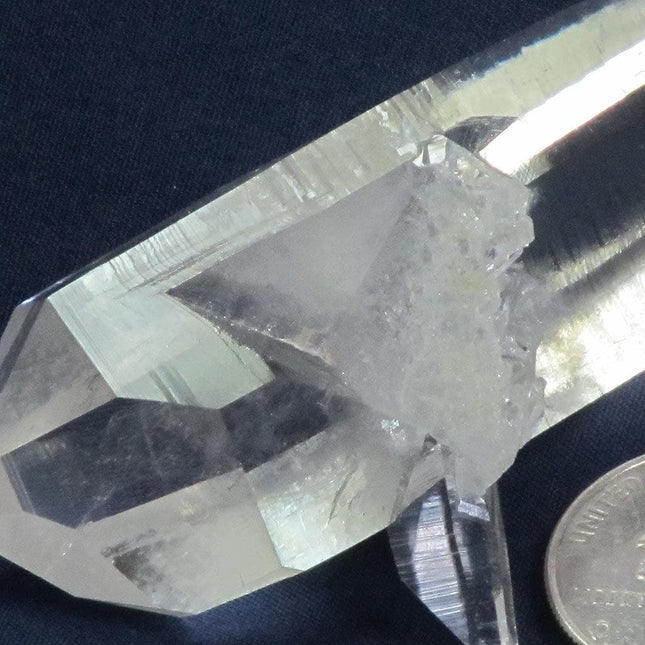 Arkansas Quartz Crystal Double Terminated/ET Point & Square Back