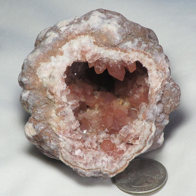 Pink Amethyst Geode from Patagonia, Argentina