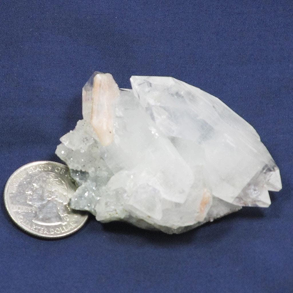 Apophyllite Cluster with Stilbite from India