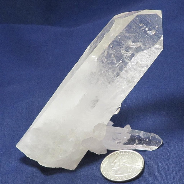 Arkansas Quartz Crystal Point with Time-Link Activation & Penetrators