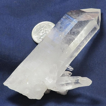 Arkansas Quartz Crystal Point with Time-Link Activation & Penetrators