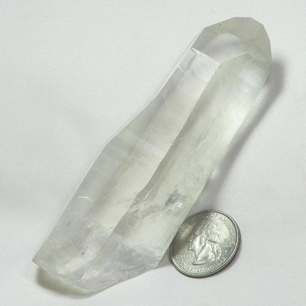 Smoky Lemurian Quartz Crystal Point with Rainbows from Brazil