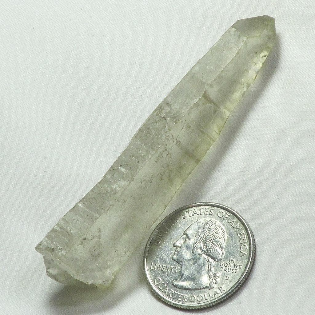 Smoky Lemurian Quartz Crystal Point from Brazil
