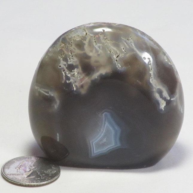 Polished Banded Agate Free Form from Madagascar