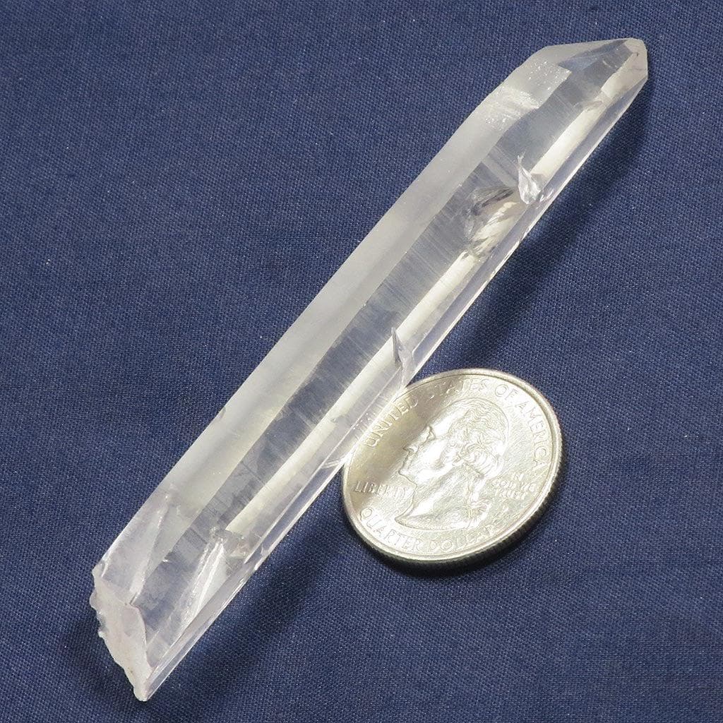 Laser Wand Quartz Crystal Point from Brazil