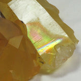 Golden Healer Quartz Crystal Cluster Rainbow Iridescence & Time-Link