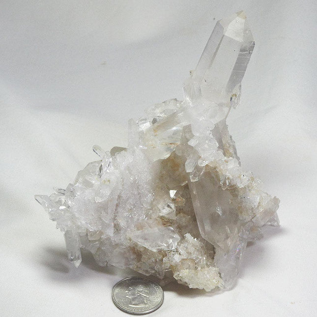 Arkansas Sand Phantom Quartz Crystal Burr Cluster