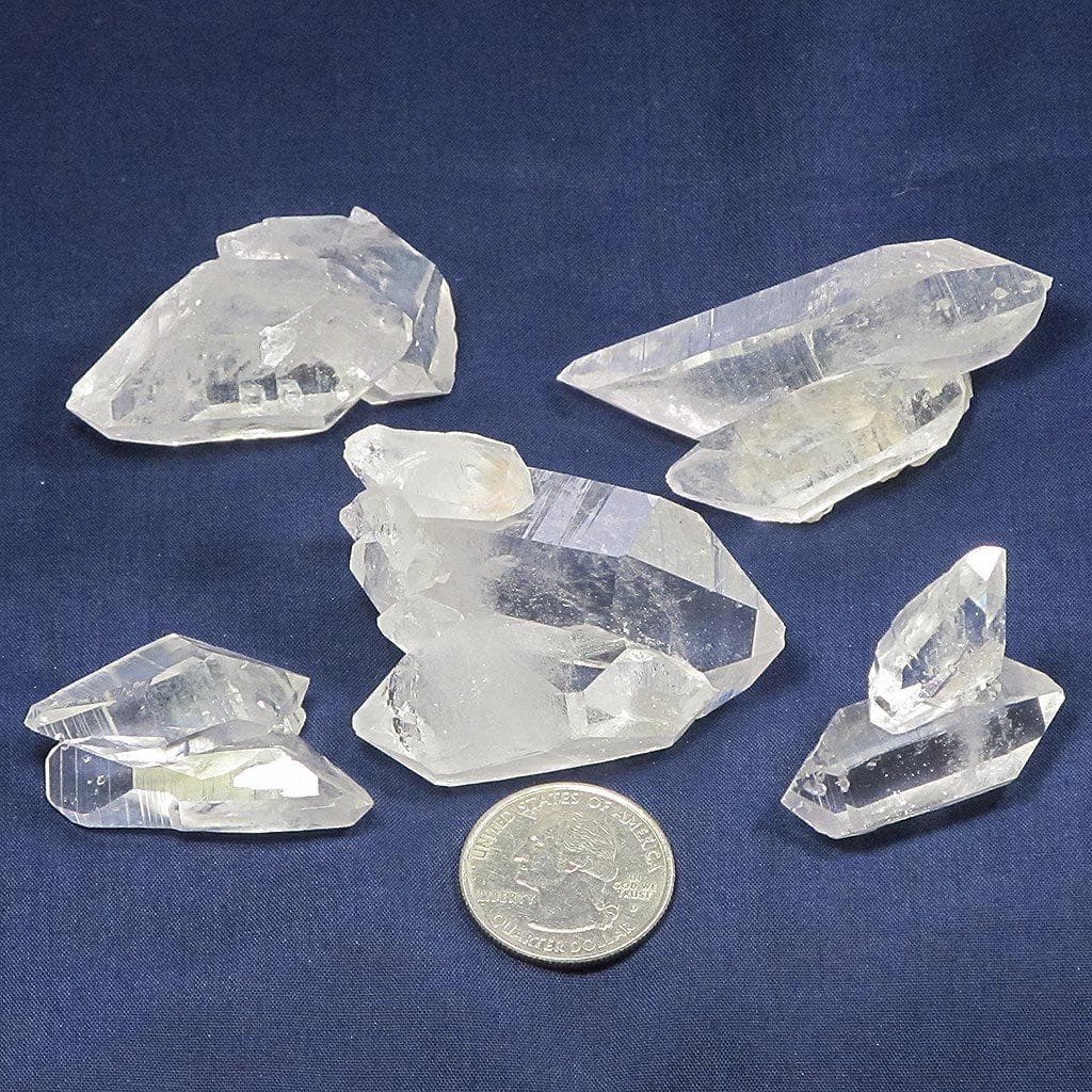 5 Arkansas Quartz Crystal Double Terminated/ET Points