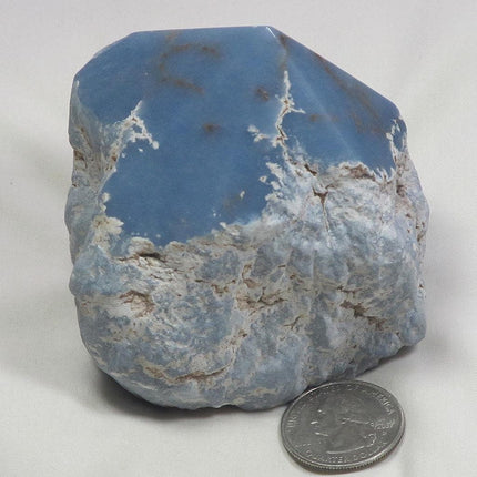 Top Polished Angelite Generator Point from Peru