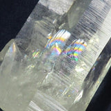 Arkansas Quartz Crystal Point with Time-Link Activation and Rainbow