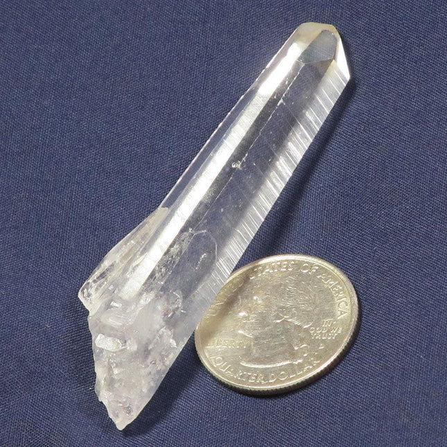 Singing Lemurian Quartz Crystal Point from Colombia