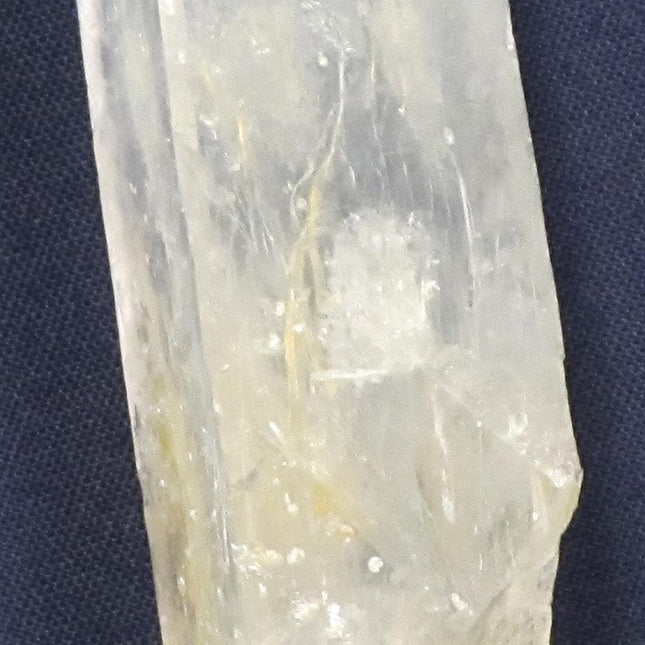 Blue Smoke Lemurian Quartz Crystal Dow Point w/ Cookite from Colombia