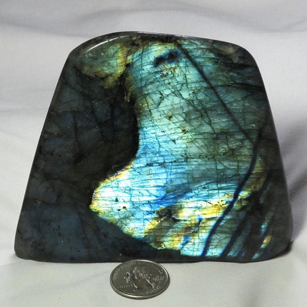 All Over Polished Labradorite Free Form from Madagascar