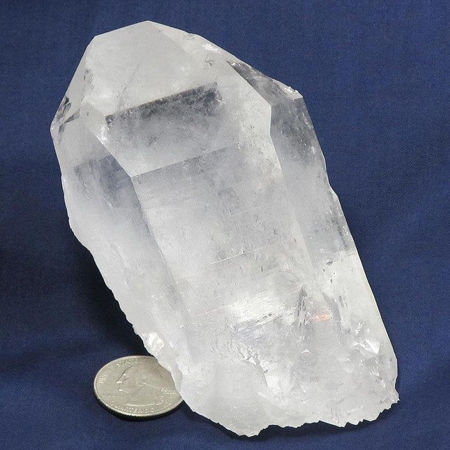 Arkansas Quartz Crystal Point with Penetrators, Rainbows & Self-Healed