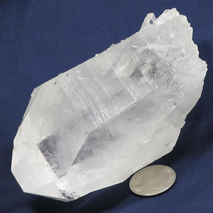 Arkansas Quartz Crystal Point with Penetrators, Rainbows & Self-Healed