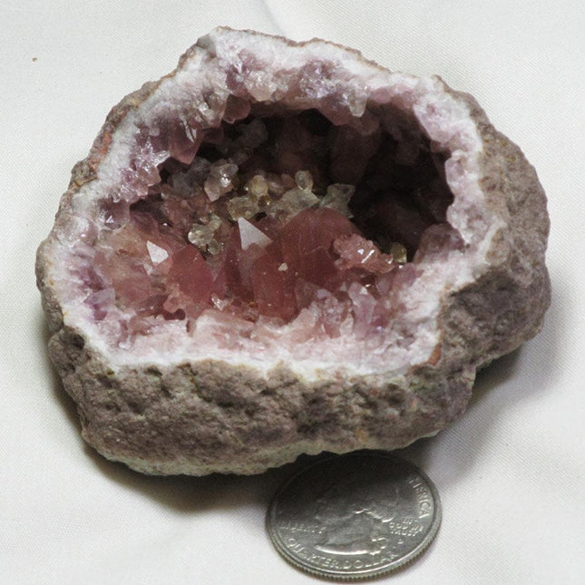 Pink Amethyst Geode from Patagonia, Argentina