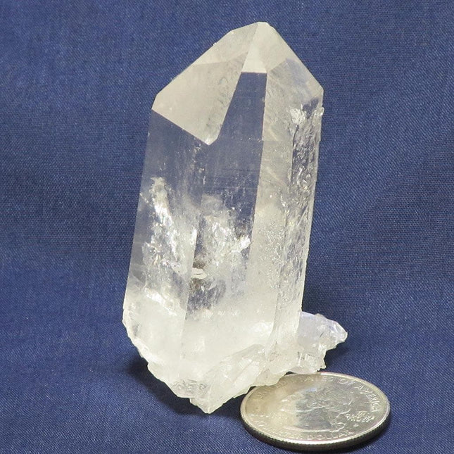 Arkansas Quartz Crystal Point with Rainbow