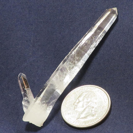Singing Lemurian Quartz Crystal Point from Colombia