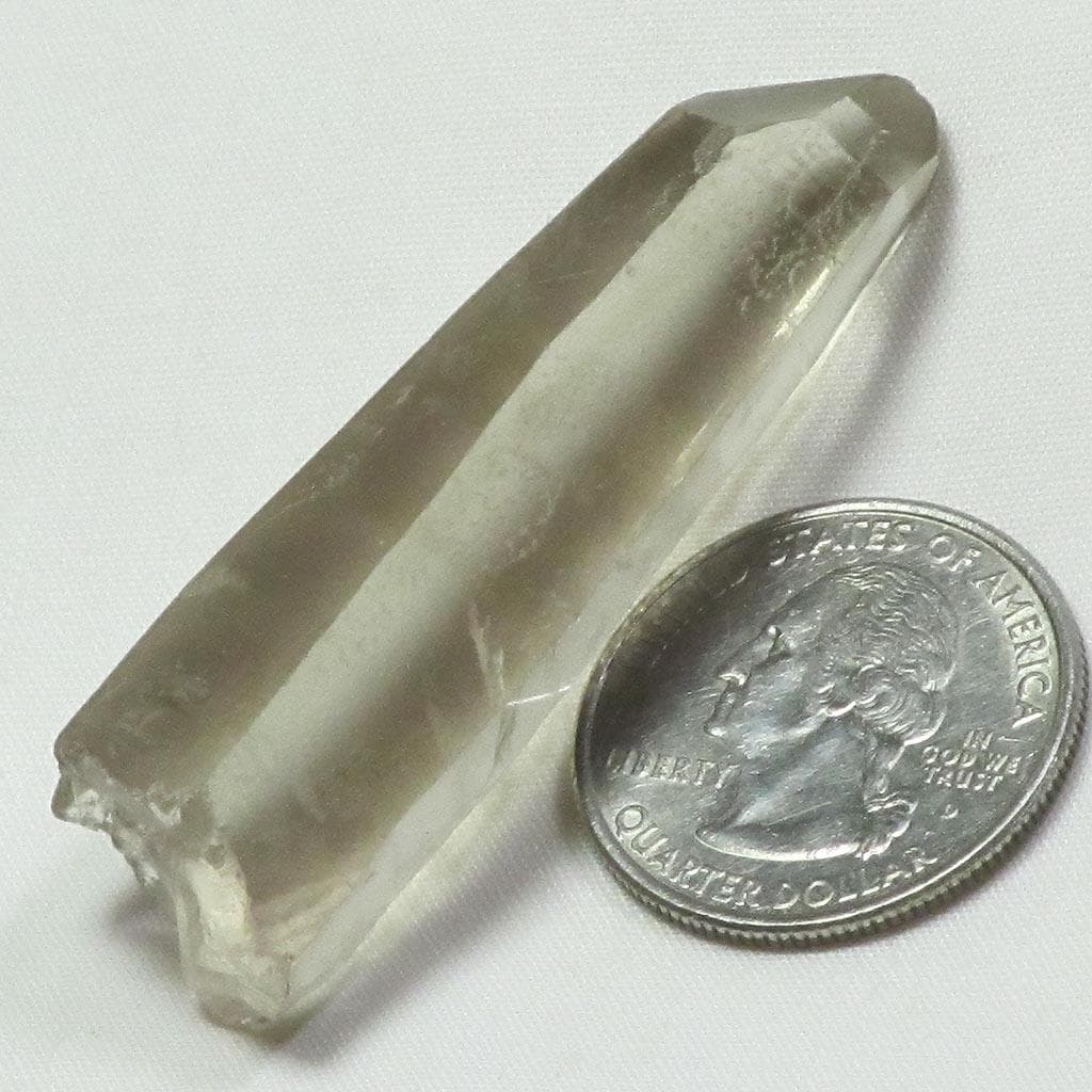 Smoky Lemurian Quartz Crystal Point from Brazil