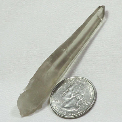 Smoky Lemurian Quartz Crystal Point from Brazil