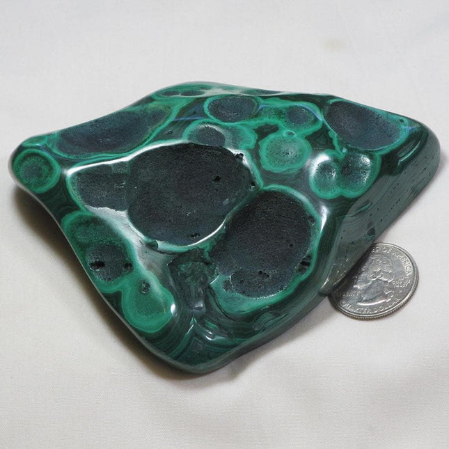 Polished Malachite Free Form from Congo