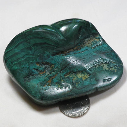 Polished Malachite Free Form from Congo
