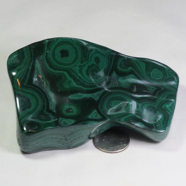Polished Malachite Free Form from Congo