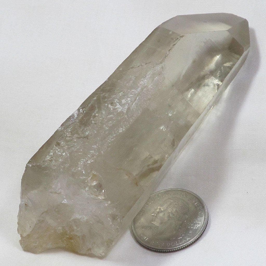 Smoky Lemurian Quartz Crystal Point with Time-Link Activations
