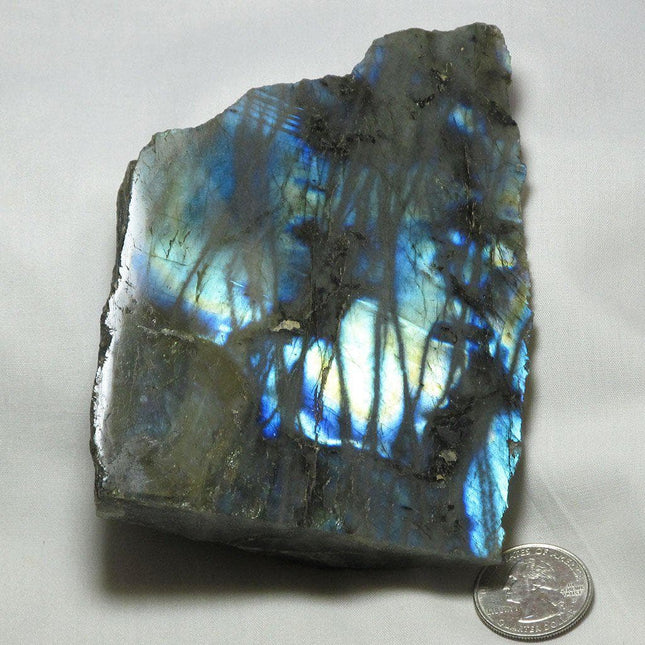 One Side Polished Labradorite from Madagascar