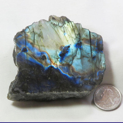 One Side Polished Labradorite from Madagascar