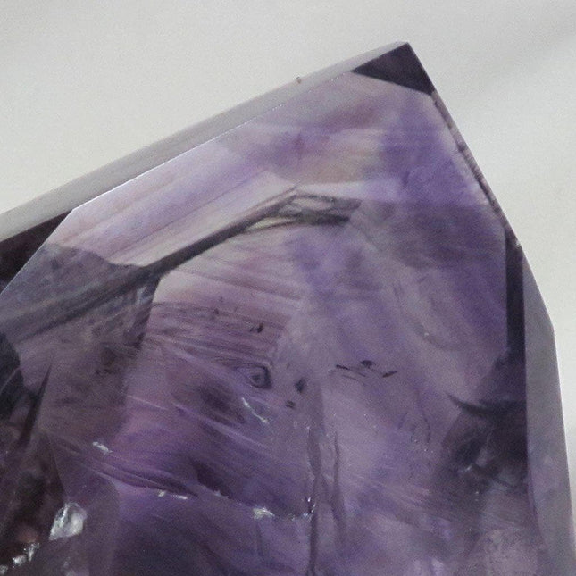 Smoky Amethyst Point with Phantoms from Bahia Brazil