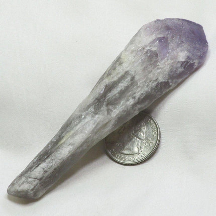 Smoky Amethyst Point with Phantom from Bahia Brazil