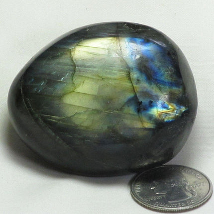 Polished Labradorite Palm Stone from Madagascar