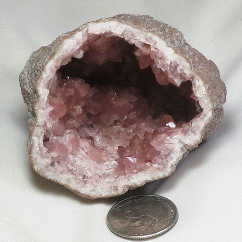 Pink Amethyst Geode from Patagonia, Argentina