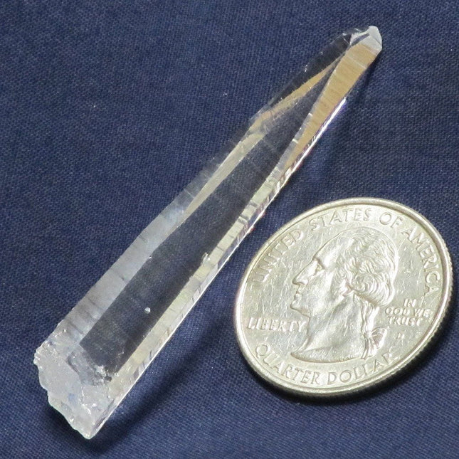 Singing Lemurian Quartz Crystal Point from Colombia