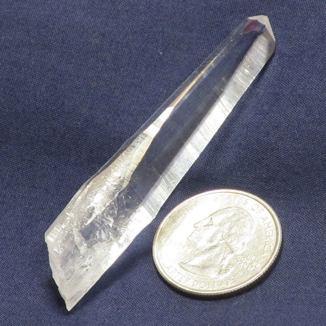 Singing Lemurian Quartz Crystal Point from Colombia