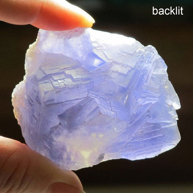 Cornflower Blue Fluorite Cluster from Pakistan