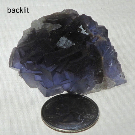 Cornflower Blue Fluorite Cluster from Pakistan