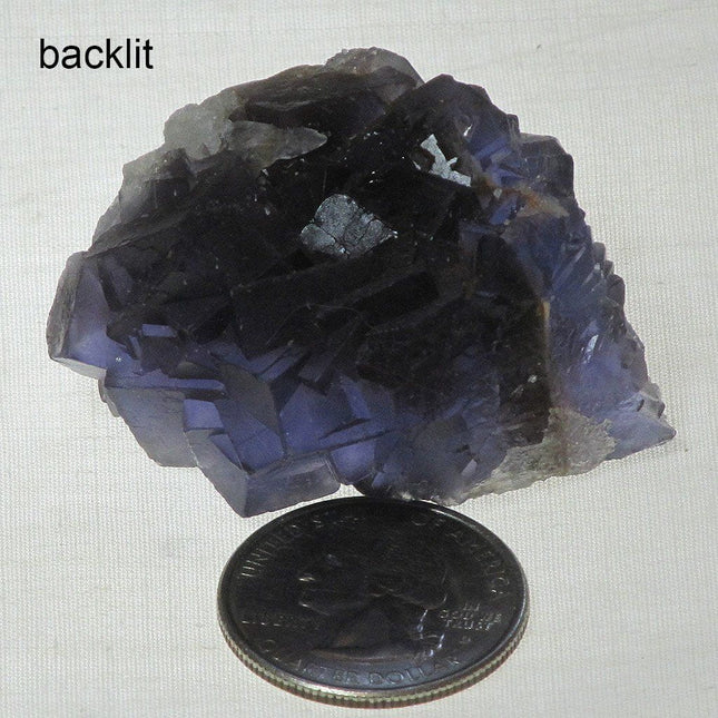 Cornflower Blue Fluorite Cluster from Pakistan