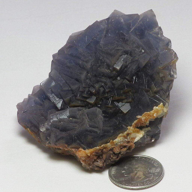 Cornflower Blue Fluorite Cluster from Pakistan